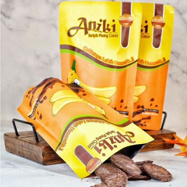 

Keripik Pisang Coklat ANIKI | Bikin Ketagihan Coklatnya ASLI Nyoklat Banget