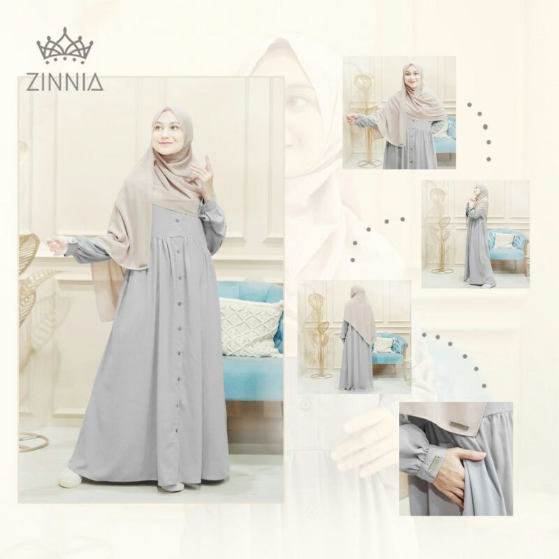 Gamis daily Daisy Dress By ZINNIA.ID