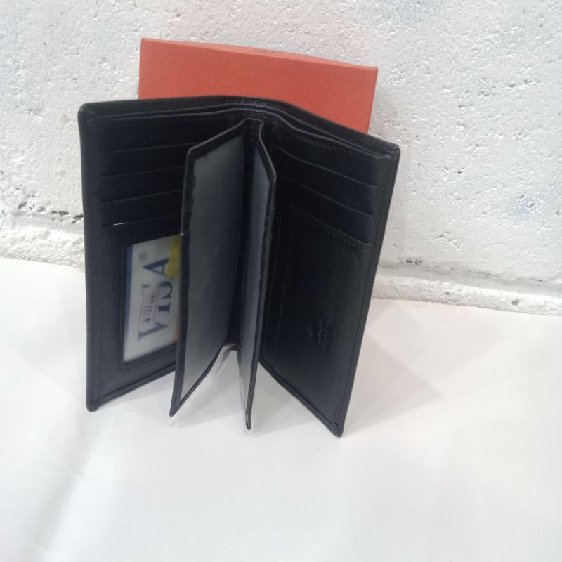 dompet kulit braun buffel ukuran tanggung - dompet kulit pria -  fashion pria - bisa COD