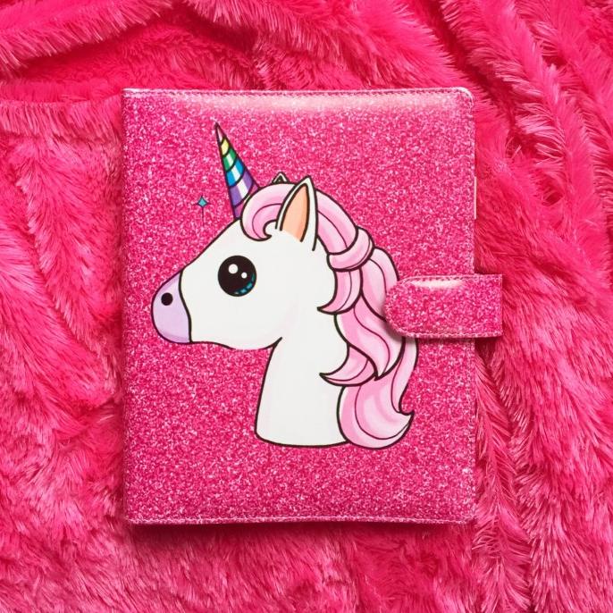 

Office & Stationery | Document Organizer | Binder Ready Stock A5/20Ring - Unicorn Pink | Best Seller