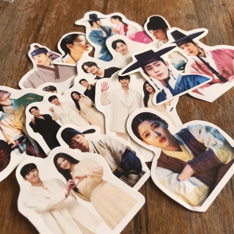 15 PCS STICKER LOVERS OF THE RED SKY AHN HYO SEOP / GONG MYUNG / KIM YOOJUNG FANKIT