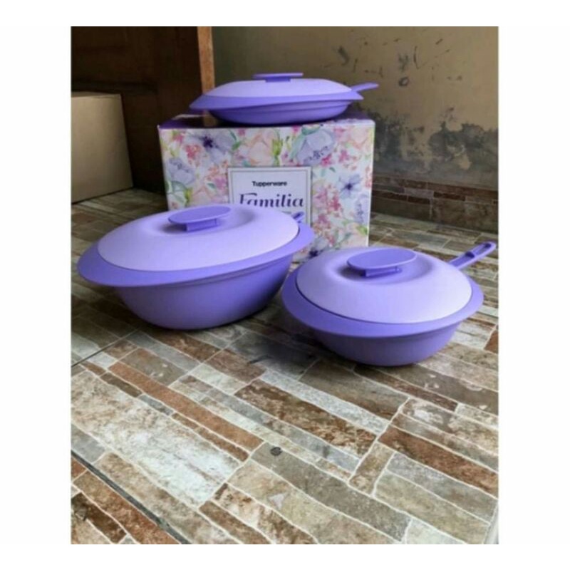 Familia Collection Ungu / Promo set alat saji makan murah dan gratis ongkir