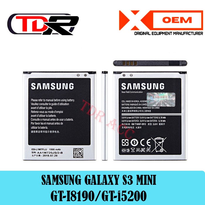 BATRE - BATRAI - BATERAI SAMSUNG GALAXY S3 MINI GT-I8190 I8160 I8190N - EB425161LU