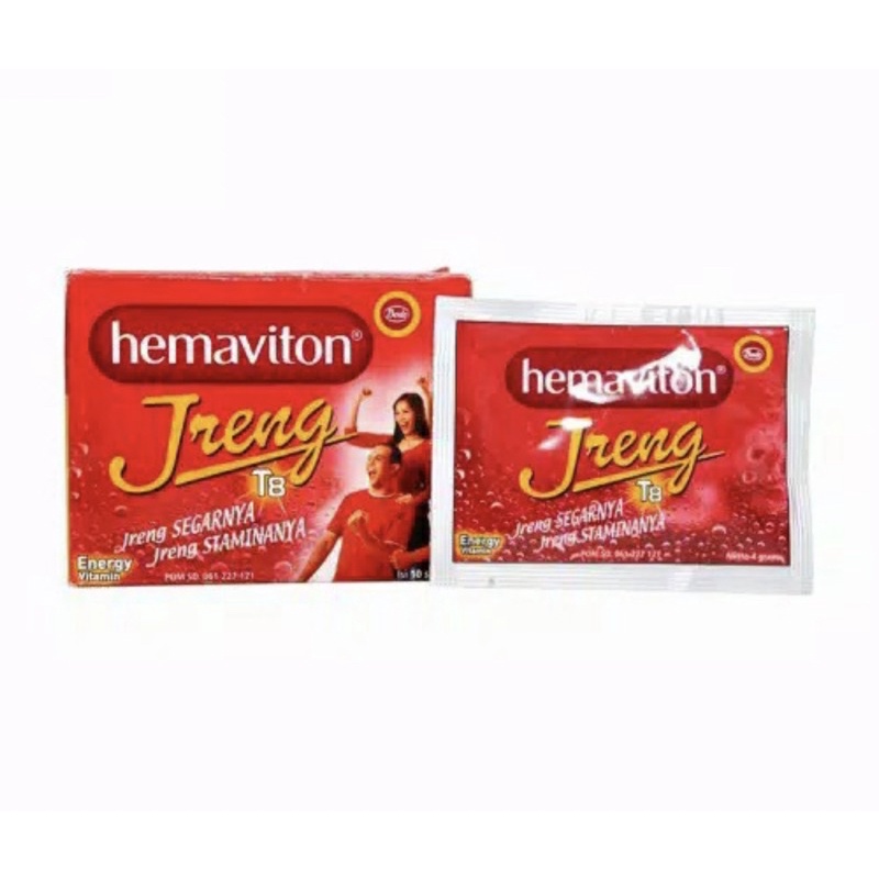 Hemaviton jreng box 10 sachet ( menjaga stamina pria )