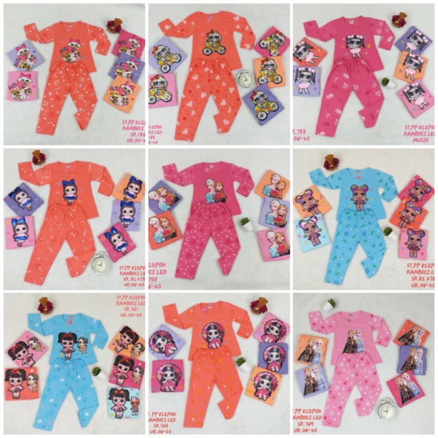 SETELAN FASHION ANAK 2-7 THN CP/PP MOTIF RANDOM