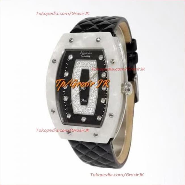 HIER JAM TANGAN ALEXANDRE CHRISTIE WANITA / CEWE TALI KULIT MODEL TERBARU 2B42