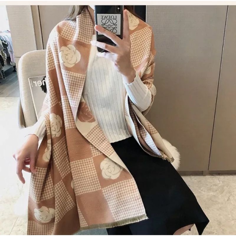 COD SYAL &amp; SCARF SELENDANG IMPORT TEBAL L0128V WINTER