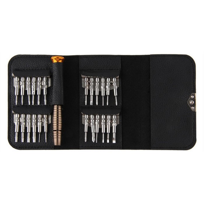 Obeng Reparasi Torx Set 25 in 1 Precision Tool HP Kamera Iphone *PH01