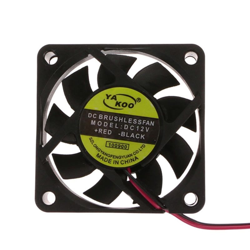 Bt Untuk DC 12V 2-Pin 60x60x15mm PC Komputer CPU System Sleeve-Bearing Cooling Fan60