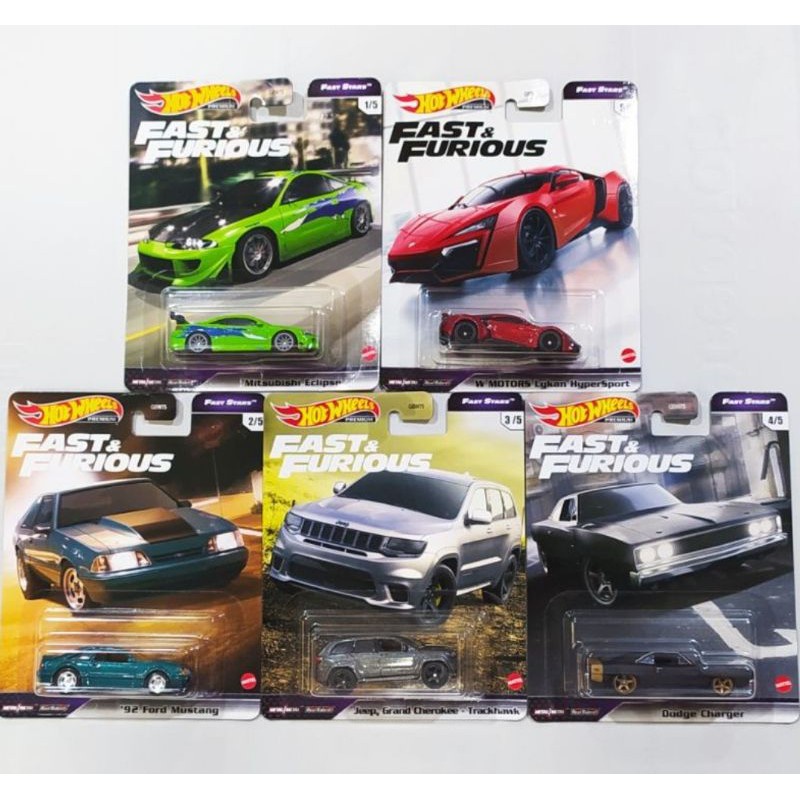 2021 Hot Wheels Premium Set Fast Furious Fast Stars