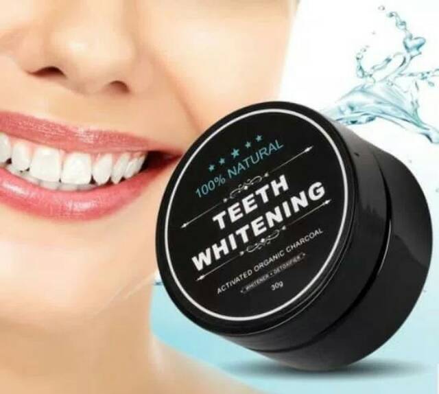 TEETH WHITENING ACTIVATED ORGANIC CHARCOAL BUBUK ARANG AKTIF PEMUTIH GIGI