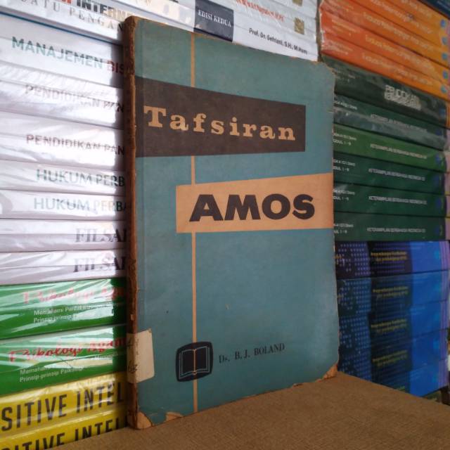 Buku Lawas 1966 Antik Langka TAFSIRAN AMOS