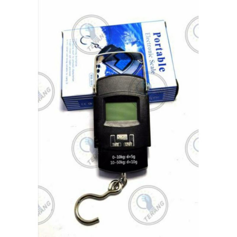 Timbangan Digital, LS 02 , Mini  ,  Timbangan Portable, Timbangan Gantung Digital 50kg