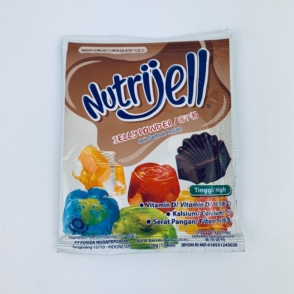 NUTRIJELL JELLY POWDER 5 VARIAN RASA15g