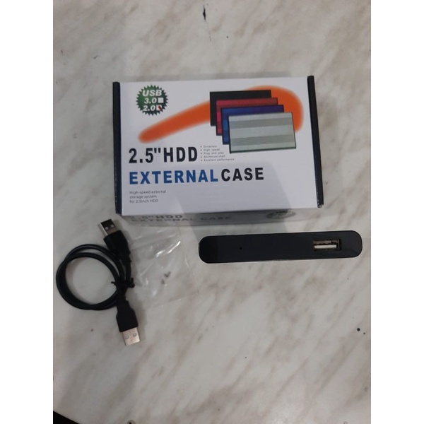 casing harddisk external 2.5 sata besi aluminium usb 2.0  hdd case 2.5 sata besi aluminium usb 2.0