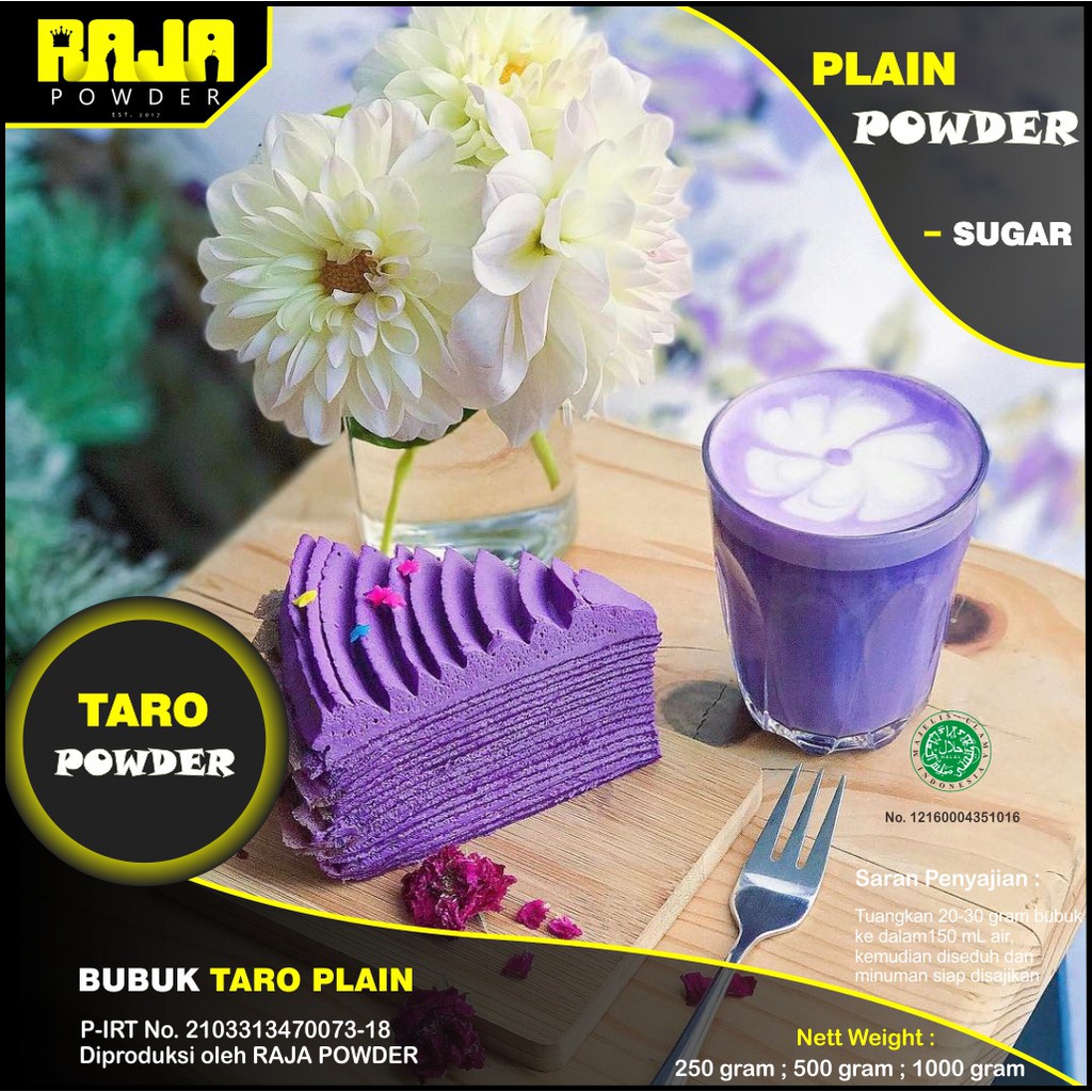 

Bubuk Taro Bubuk Minuman Taro Powder 500 gram