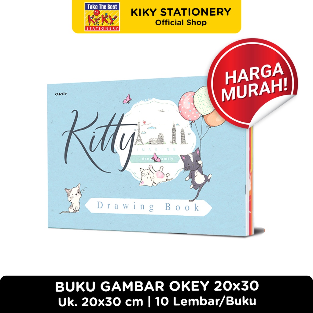 OKEY Buku Gambar A4 (Uk. 20 x 30 cm) - 1 Buku