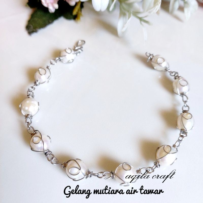 GELANG MUTIARA AIR TAWAR