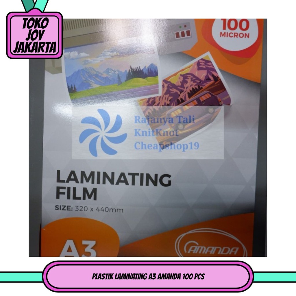 

PLASTIK LAMINATING A3 Amanda 100 pcs