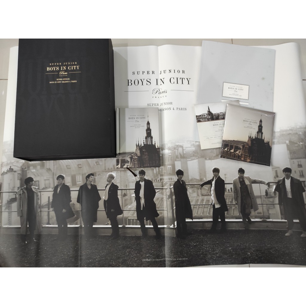 SUPER JUNIOR BOYS IN CITY PARIS FULLSET