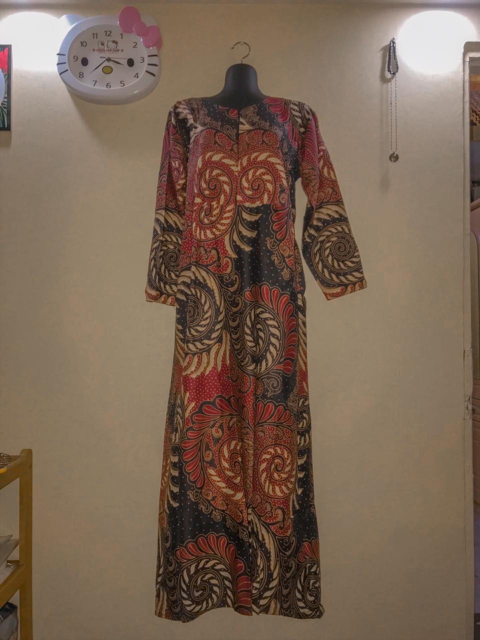 Gamis Batik (cod) Manggar Gamis Batik Pesta Model Terbaru