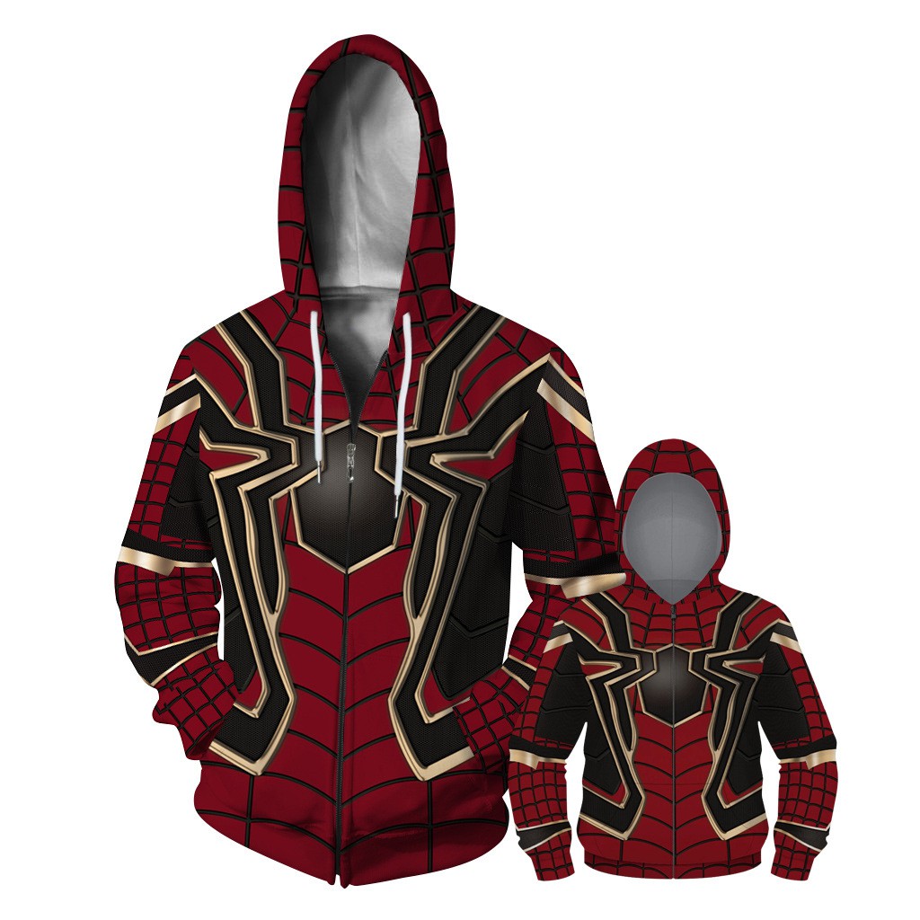 Penjualan terbaik Spiderman Jaket anak  laki laki Cetak 