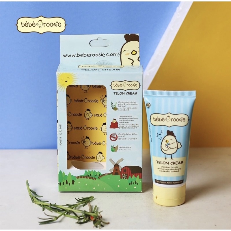 Bebe Roosie Telon Cream 60gr Herbal Praktis