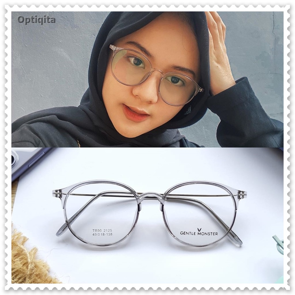 FRAME KACAMATA WANITA OUVAL TREND F.2125 | Photocromic | anti radiasi | potocromic fotocromik (minus,plus,silinder)