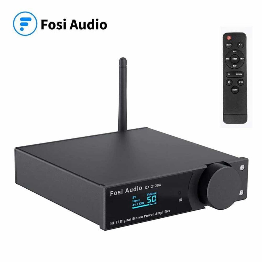 Fosi Audio Bluetooth 5.0 Amplifier 2 Channel Amp Class D DA2120A - Black