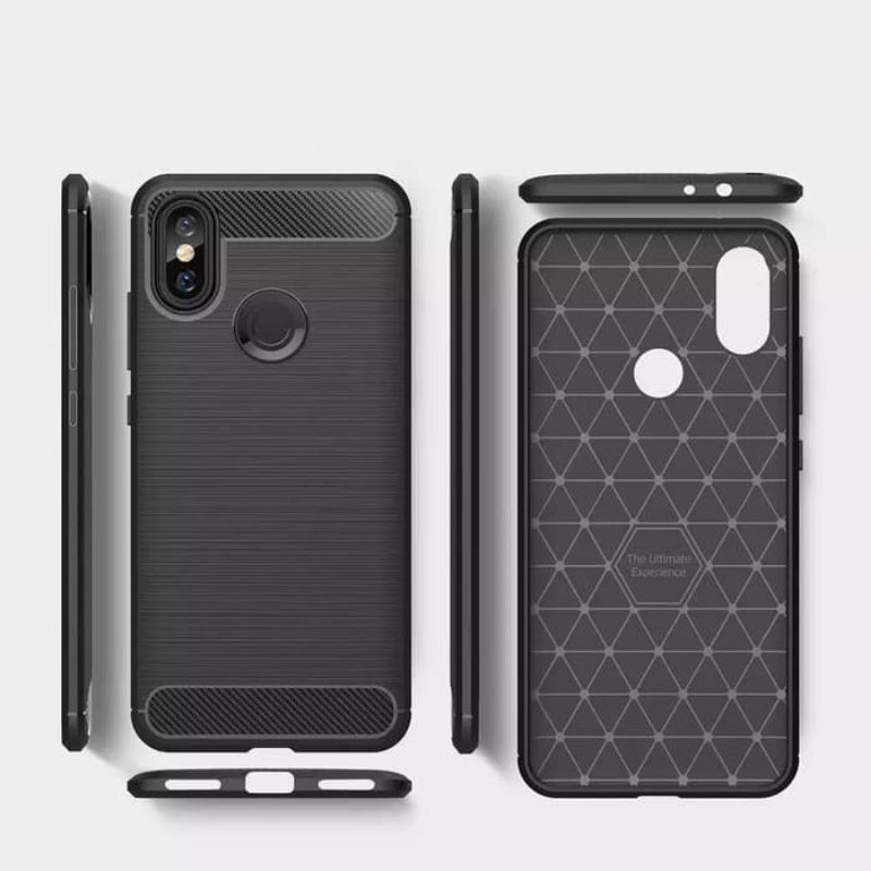 SOFT CASE DELKIN KARBON XIAOMI MI MAX 3 SOFTCASE Mi MAX 3 Hitam