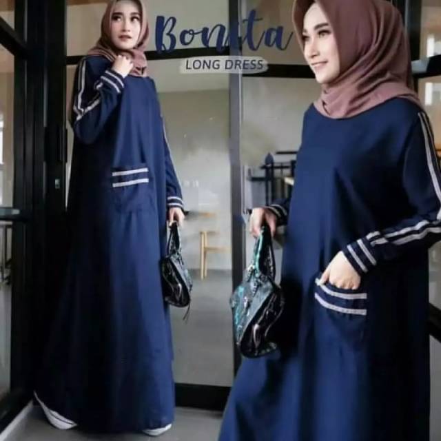 Bonita dress maxy/moscrepe Bonita