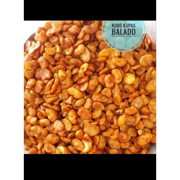 

Kacang koro kupas balado & ori (asin) 250gr