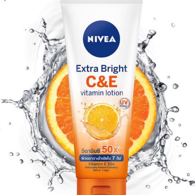 Nivea Extra White C&E Vitamin Lotion 180ML Original Thailand