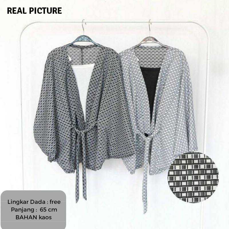 Dailythings Blouse Batwing Love FIT XXL Jumbo Blouse Kantor