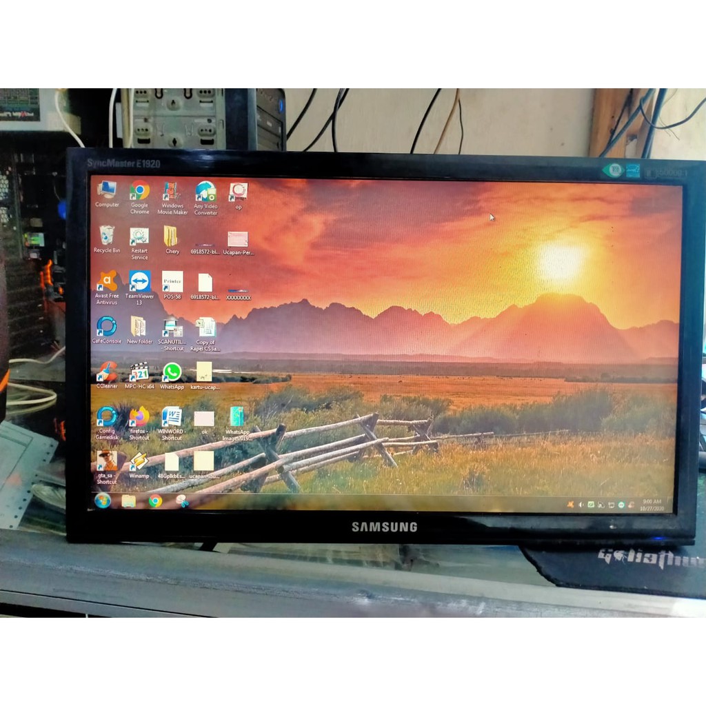LCD Monitor Komputer BenQ 19inch Model E1920NX