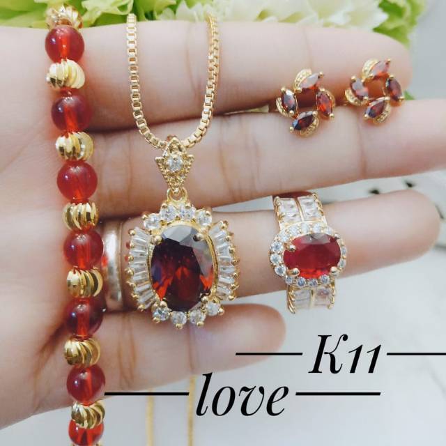 Xuping set perhiasan lapis emas 24k 2403