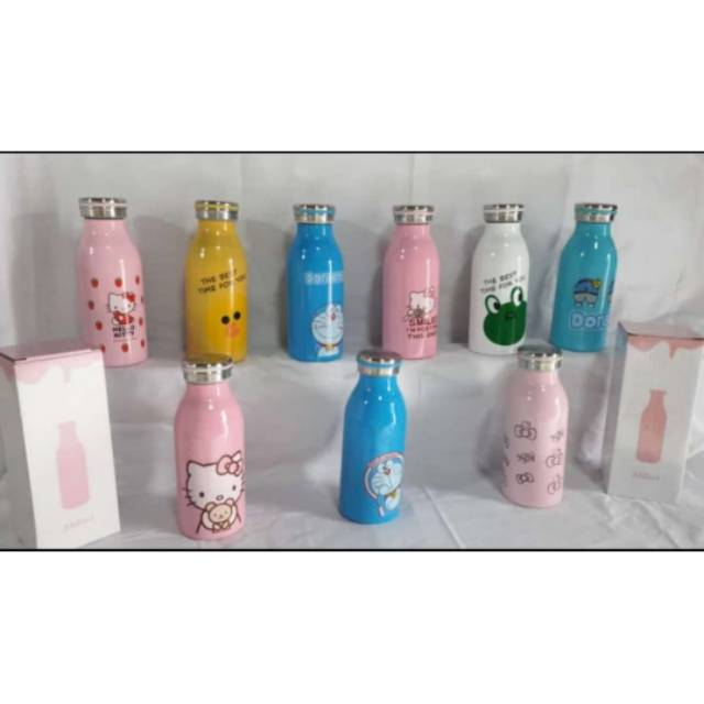 MUNGIL KARAKTER 1 PCS / TERMOS KARAKTER UKURAN KECIL 350 ML 1 PCS