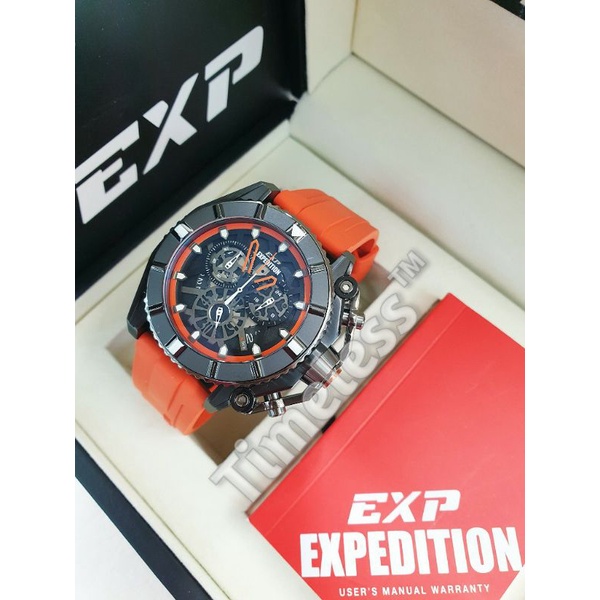 Jam tangan pria new expedition EXP E 3009 M Orange