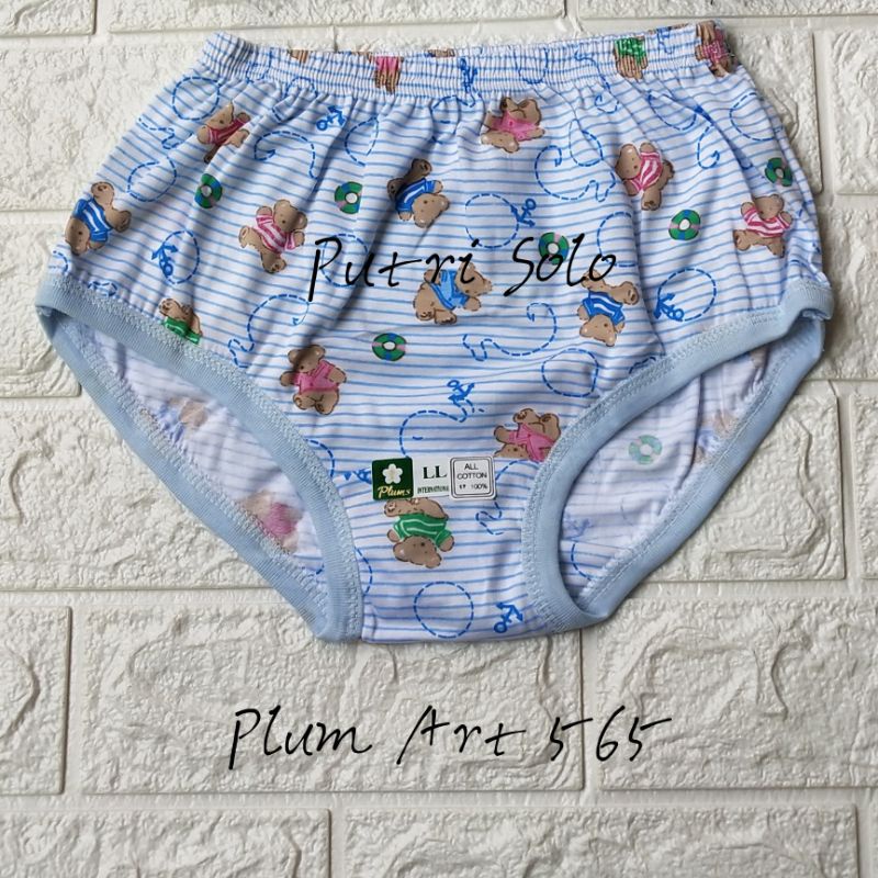 3PCS CD PLUM 565 LL(XL) UNTUK ANAK CEWEK