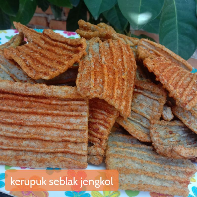 

kerupuk seblak pedas / seblak jengkol 250gr / kerupuk pedas viral