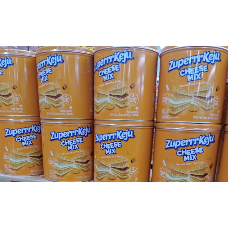Wafer kaleng zuperrr keju cheese mix