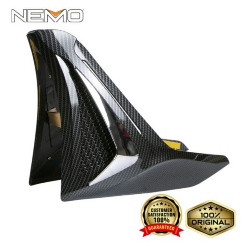 Cover Tutup Body Depan Bagian Bawah Nmax New 2020 2021 Carbon Nemo