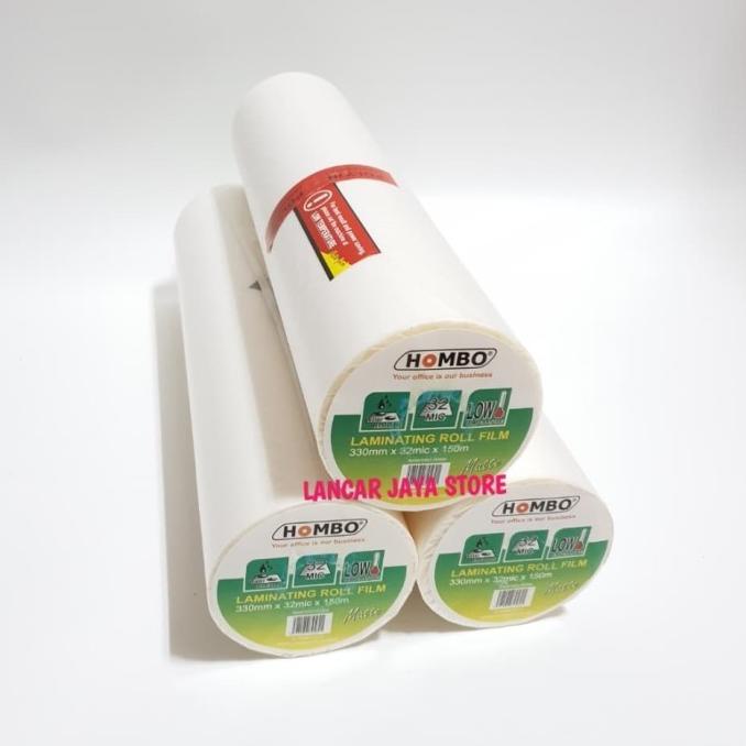 

Jual Plastik Laminating Hombo Roll Matte 330Mm X 32Mic X 150M