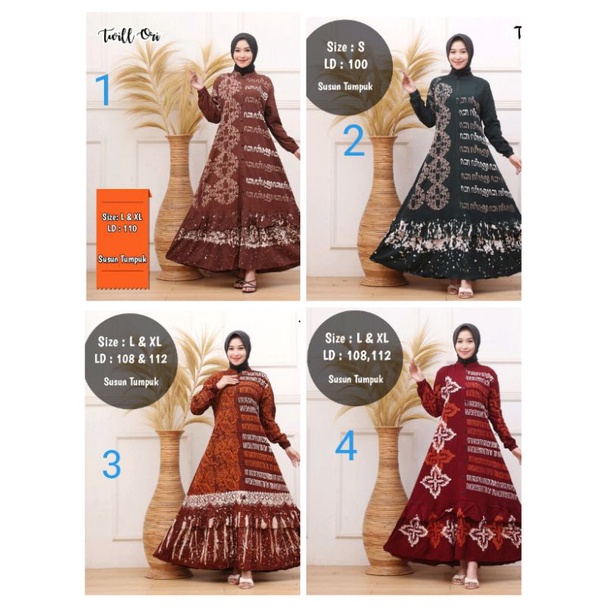 gamis twill aksara jawa