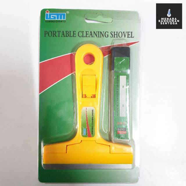 Pisau Pembersih Kaca IGM / Kerak / Lantai / Portable Cleaning Shovel