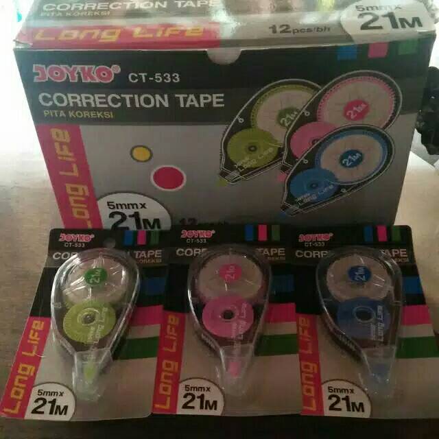 Correction Tape Joyko 21 M Long life