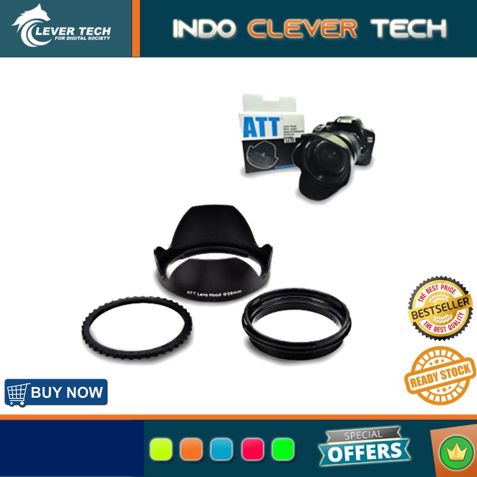 ATT Lens Hood 52mm s/d 62mm