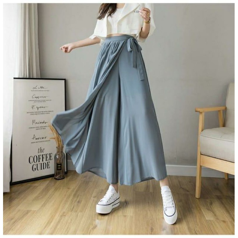 Naddean - Celana-Rok Kulot Wanita Import/ Korean Long Pants