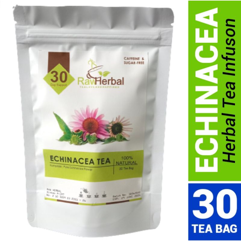 Echinacea Tea : Echinacea Purpurea / Purple Coneflower (30 Tea Bag)