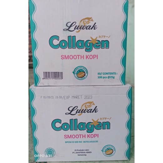 

kopi luwak collagen 1 karton (isi 10renceng)